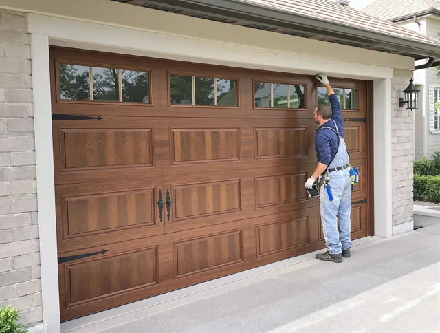 Custom garage door showcase by Milford city  Garage Door Repair in Milford city 