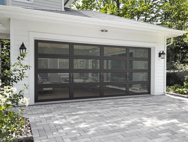 Milford city  Garage Door Repair design specialist presenting custom garage door options to Milford city  homeowner
