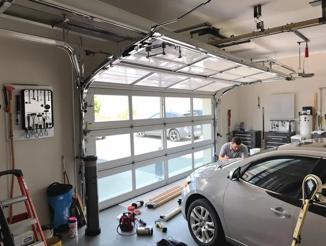 Garage door noise reduction service by Milford city  Garage Door Repair in Milford city 